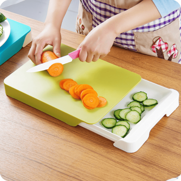 Reduce kitchen clutter with the multi-feature ChopBox cutting