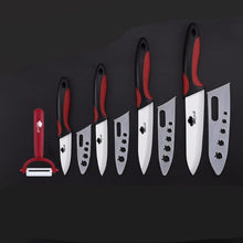 Load image into Gallery viewer, Ceramic Knives Set 3" 4" 5" 6" and Peeler